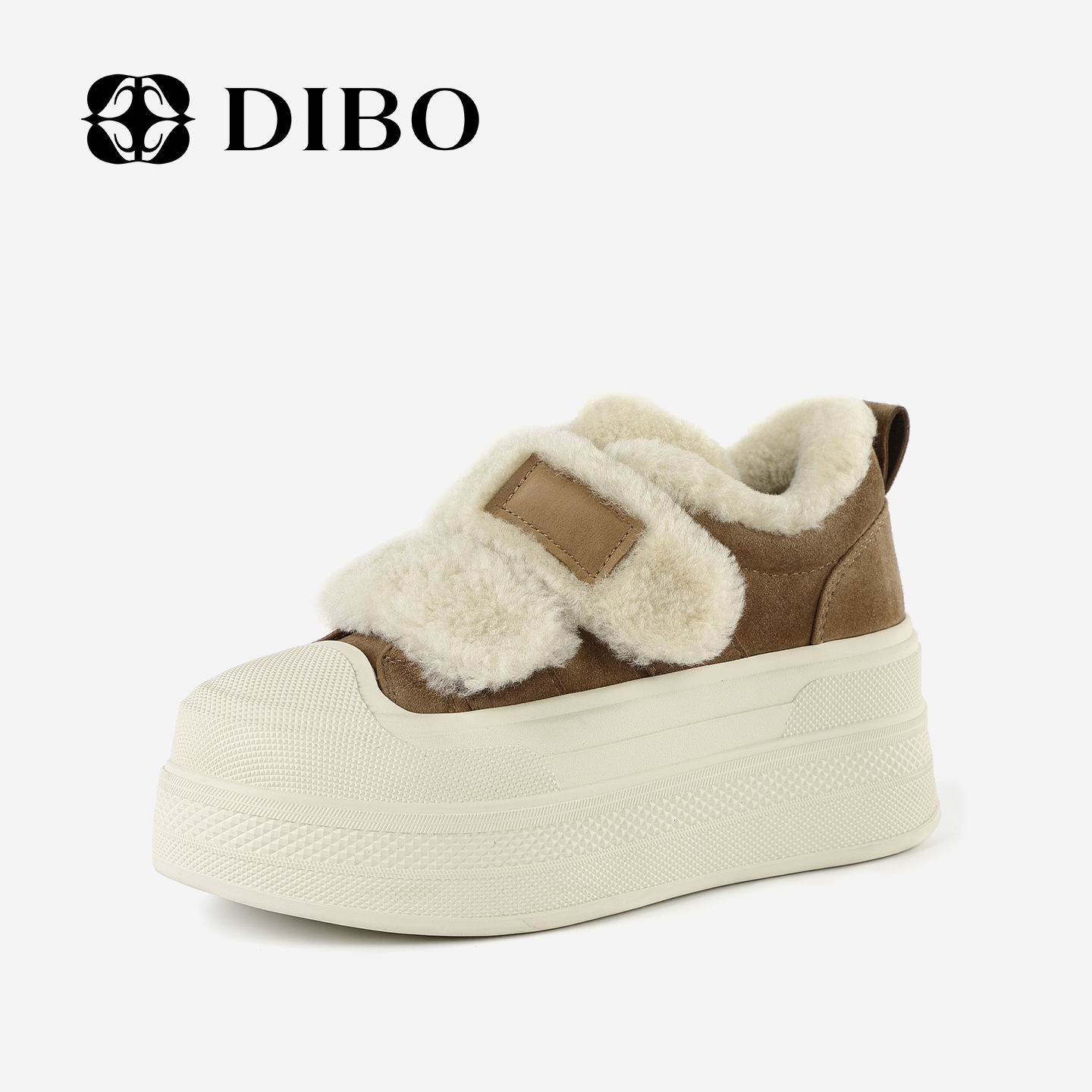 DIBO碲铂潮流百搭加绒板鞋