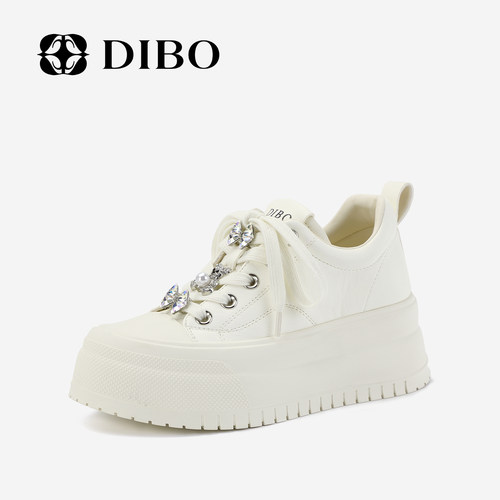 DIBO碲铂潮流小众钻饰厚底板鞋