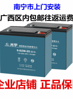 光宇胶体黑金长跑王电动车电池