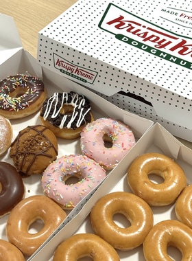 Krispy Kreme泰国代购Donut甜甜圈西点面包点心下午茶甜点早餐