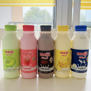 泰国7 Meiji明治哈密瓜牛奶香蕉牛奶巧克力牛奶拿铁 11便利店代购