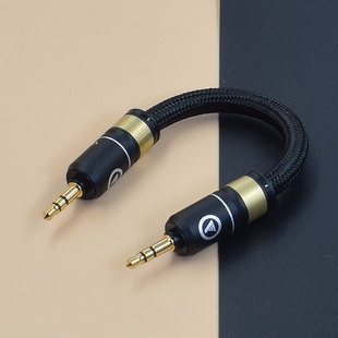 德国威宝3.5转3.5公对公hugo mojo连接耳放音箱线音频线AUX信号线