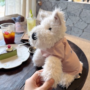 西高地衣服jellycat娃衣雪纳瑞狗狗帽子玩偶衣服小型犬背心娃衣