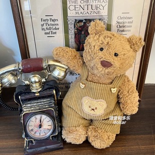 巴塞罗熊衣服jellycat小熊背带裤 娃衣 teddytales莉娜熊连体裤