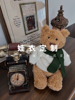 Jellycat玩偶毛衣刺绣定制特殊款式链接需联系理查和多乐再拍哟