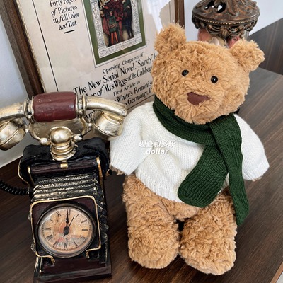 巴塞罗熊衣服jellycat单件毛衣莉娜熊衣服30cm娃衣定制刺绣