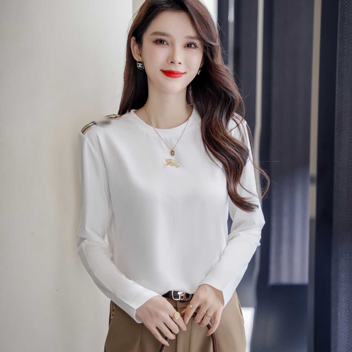 秋装打底衫代工厂出货女欧美英伦