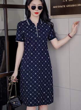 欧美高品质长款过膝女夏优雅长裙