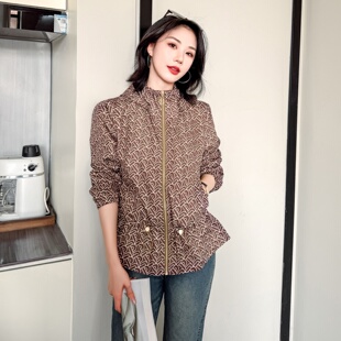 高端欧美大牌显瘦春季女外套夹克BIABETTY英伦专柜正品代工厂出货