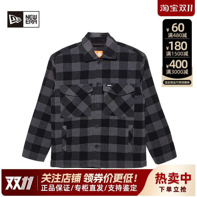 NewEra纽亦华夹棉衬衫棉服外套