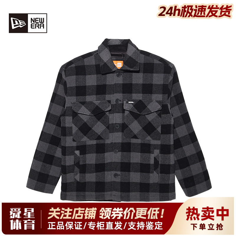 NewEra纽亦华夹棉衬衫棉服外套