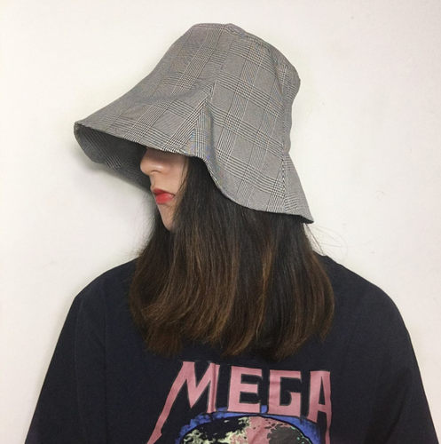 1154丹丹纸样服装裁剪图纸打版DIY帽子渔夫帽手作格子西装牛仔