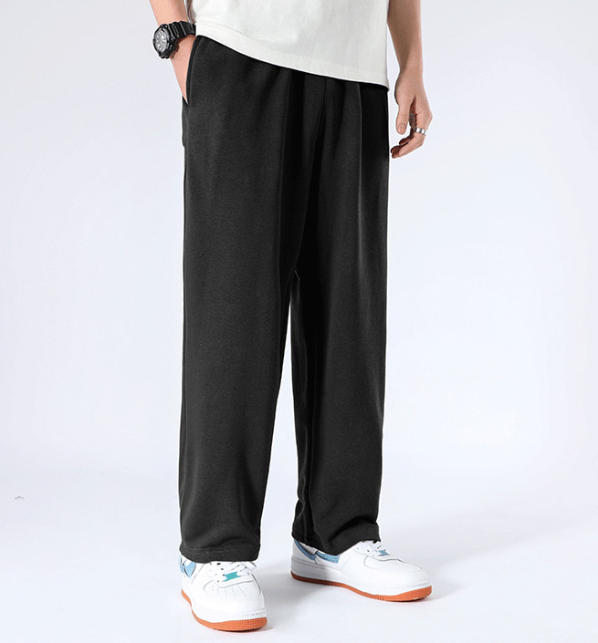 教程1531丹丹纸样服装1：1裁剪图纸打版DIY男裤针织运动裤宽松