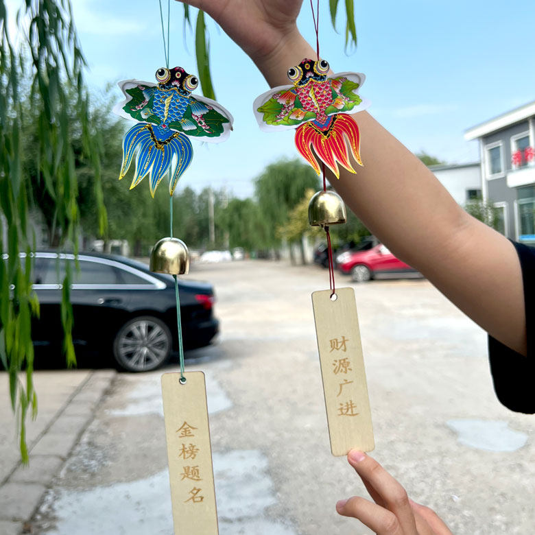 风铃风筝沙燕中国风挂饰复古庭院吊饰卧室窗边门铃装饰挂件包挂饰