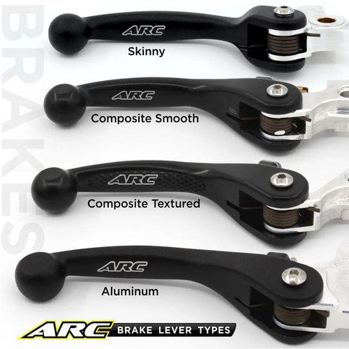 美国arc刹车拉杆牛角适用KTM300exc250/350XC/sx可折叠弯曲刹手柄