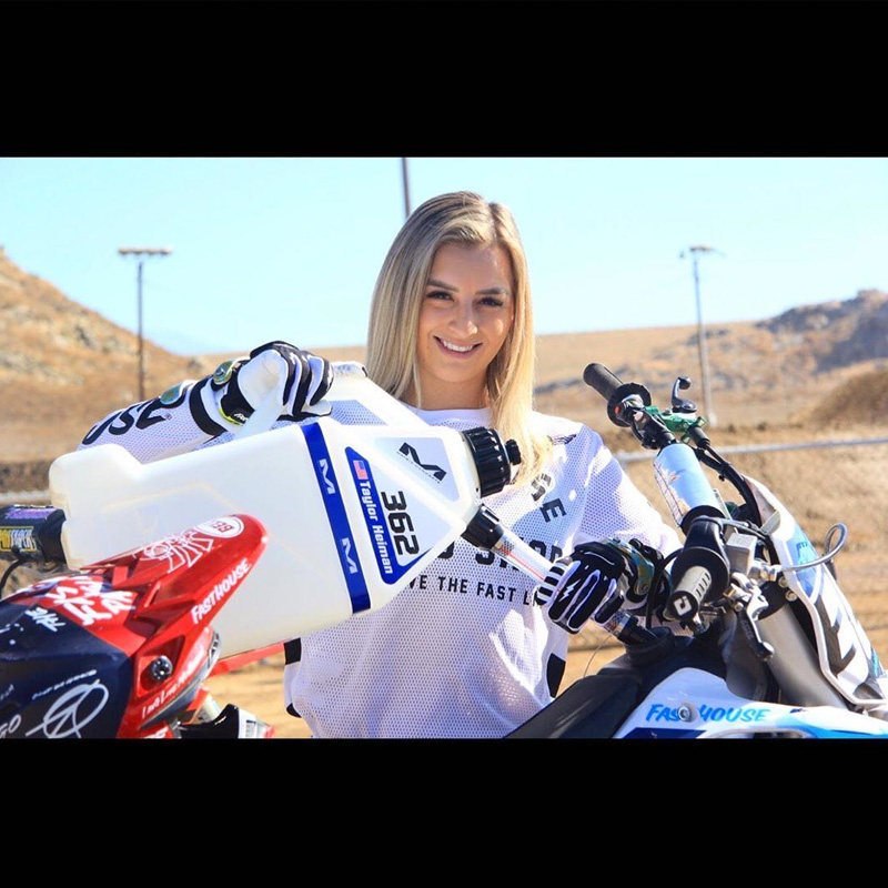 美国matrix越野摩托车塑料便携式加厚汽油桶备用油箱15升快速填充