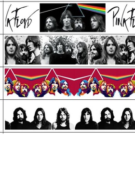 乐队 印花织带 缎带 绸带 彩带 蝴蝶结DIY卡通印刷罗纹带S13767