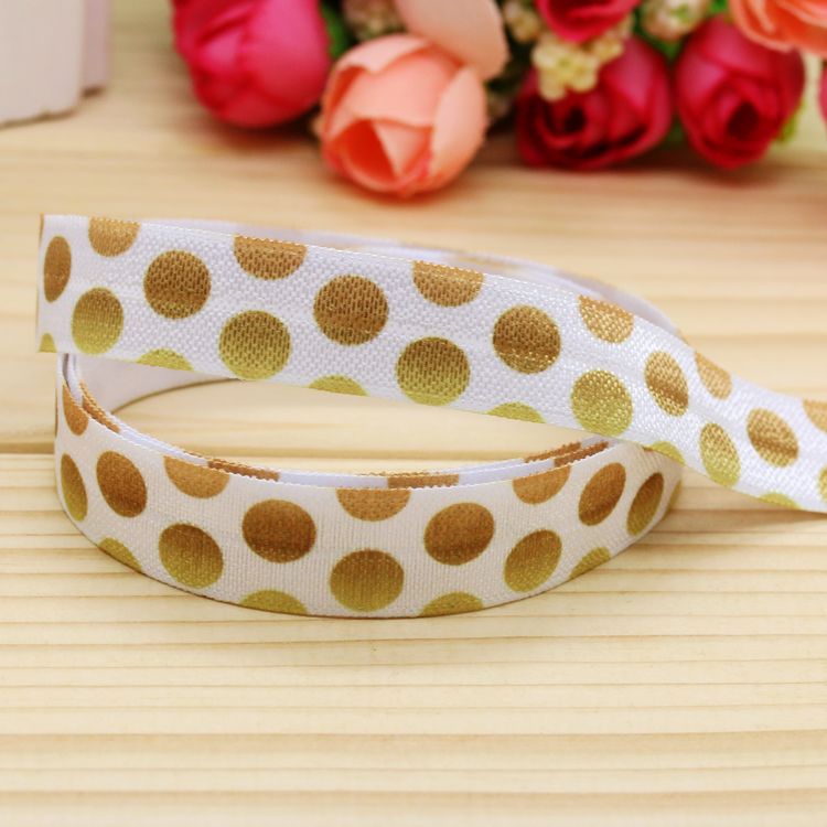 diy金色卡通弹力发带