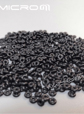 线径1.0mm橡胶圈O型圈 色谱圆形管路密封垫圈 外径4 5 6 7 8 10mm