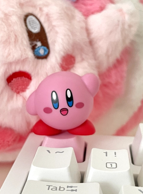星之卡比个性键帽粉色可爱键盘手工键帽｜卡比女生生日礼物