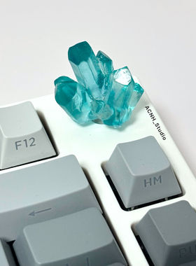 水晶 | 夜光个性键盘旋钮 6mm轴心 桌搭改装 机械键盘客制化