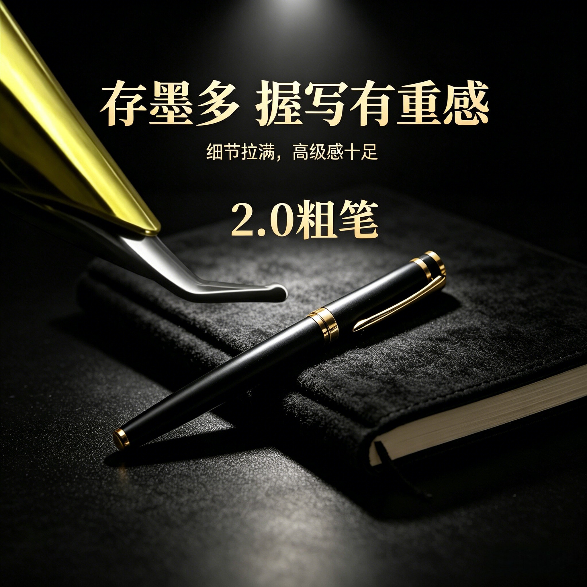 2.0粗办公粗书写艺术签签字粗笔