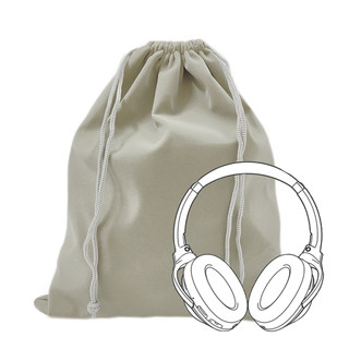 头戴式耳机加大绒布袋特大耳机袋超大耳机包适用西伯利亚K5收纳袋