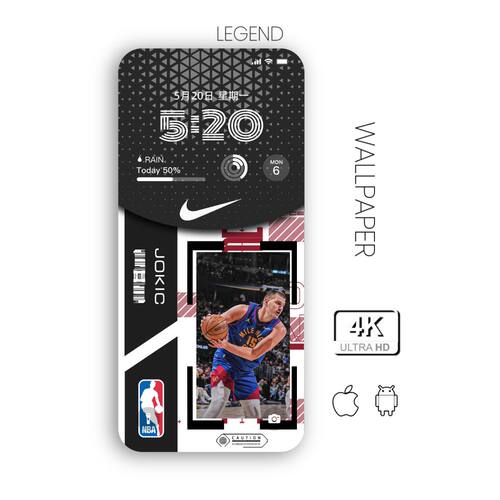 手机壁纸素材图片手机壁纸NBA篮球壁纸|约基奇123