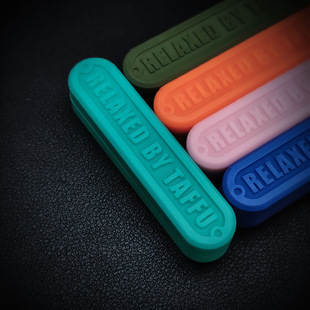 Taffu原创edc推棍减压神器七段充能棒3D打印无限位推牌解压玩具