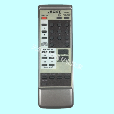 适用索尼CD机遥控器RM-990M
