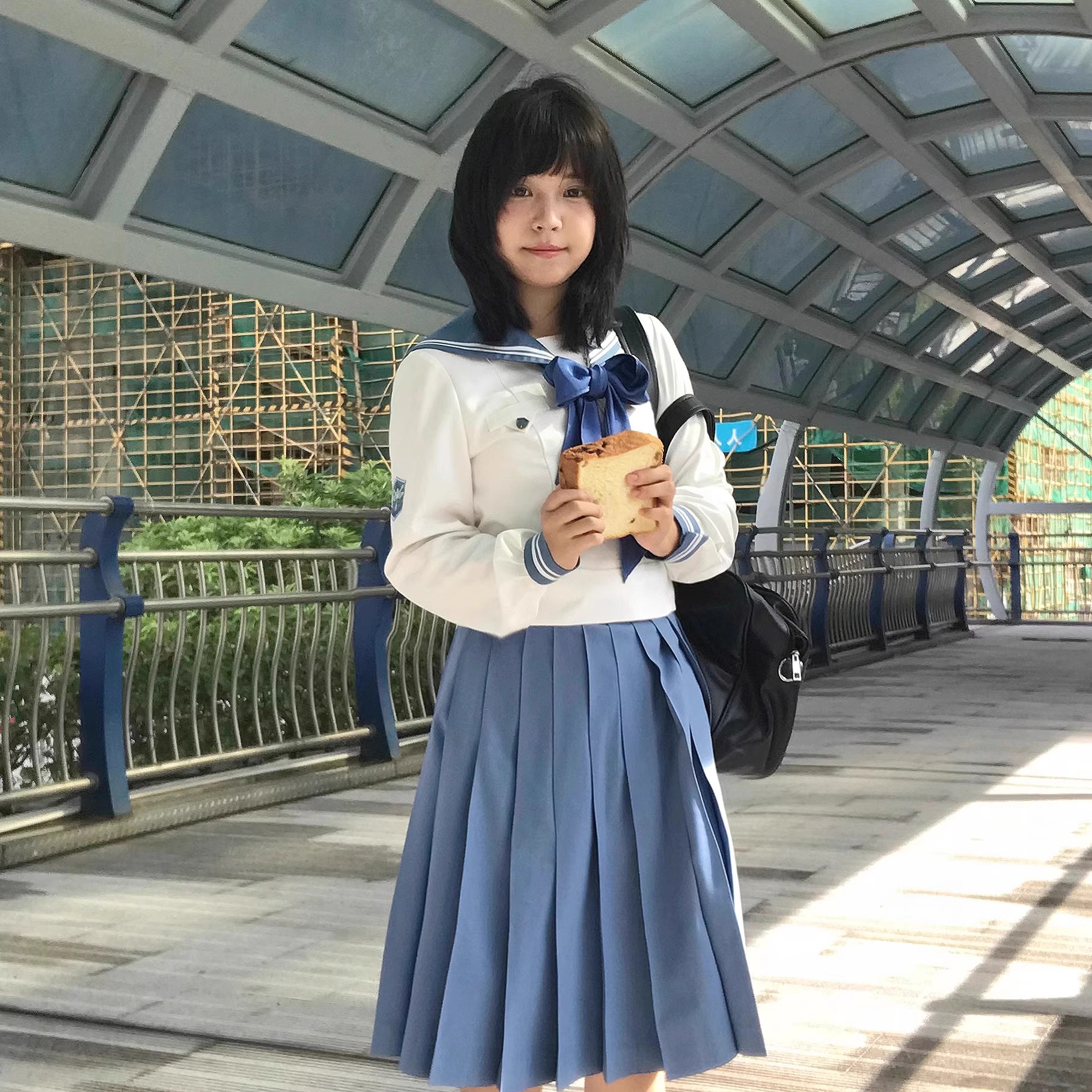 夏日和风铃 青铃中 原创JK制服水手服长袖日系学院风校供