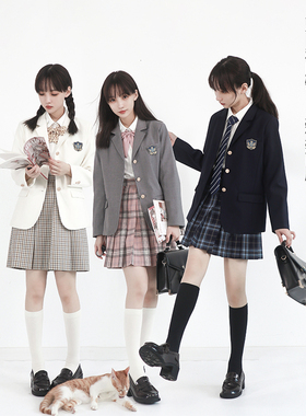 【夏日和风铃】三粒扣西服/ 原创JK制服日式制服/日系学院风