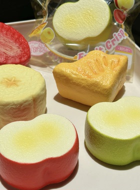 木吉苹果酥仿真水果香蕉酥慢回弹玩具草莓菠萝解压捏捏乐squishy