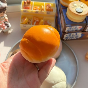 木吉慢回弹猪仔包捏捏乐解压玩具仿真食玩儿童可爱捏捏解压玩具