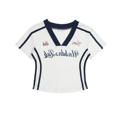 露脐显瘦减龄休闲短款上衣