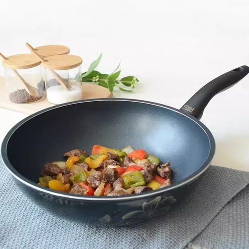 韩国钻石不粘锅炒菜锅silvat炒锅