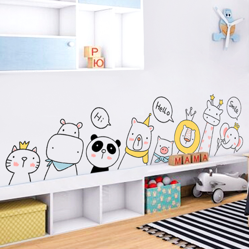 宿舍壁纸自粘大学习寝室楼梯贴台阶贴纸卡通墙贴儿童房装饰墙贴画
