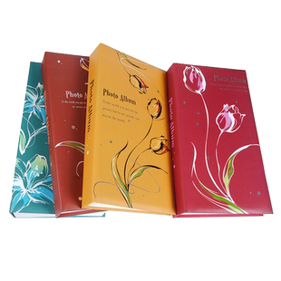 相册影集4R6寸相册300张插页式相薄居家老旧照片相簿5寸过胶塑封