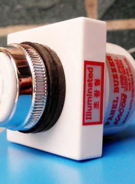 进口电子蜂鸣器 讯响器 报警器 凯昆HRB-PS52CR/A2 25mm 带灯220V