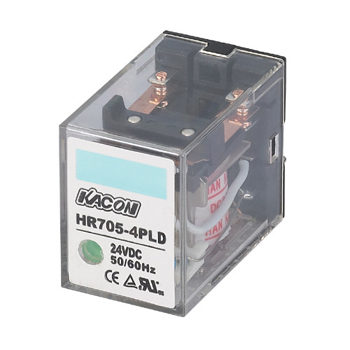 凯昆KACON 带浪涌保护 5A继电器 HR705-4PLD 24VDC 4常开+4常闭