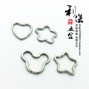 钥匙扣圈圈 钥匙圈 双圈广州电镀钥匙圈 钥匙环扣