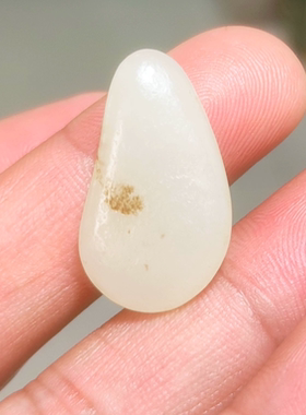 纯天然籽料水滴形挂件吊坠包金料莲花观音佛雕刻作料正宗新疆玉石