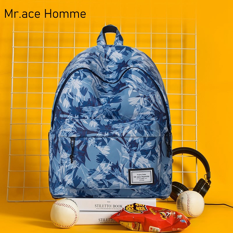 mr.acehomme青年背包日系电脑包