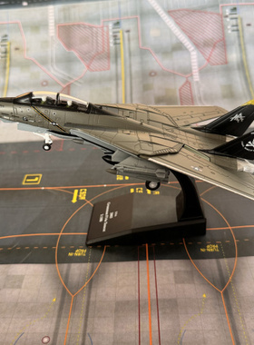 1/100精细版F14雄猫战斗机 仿真合金飞机模型成品Nsmodel包邮