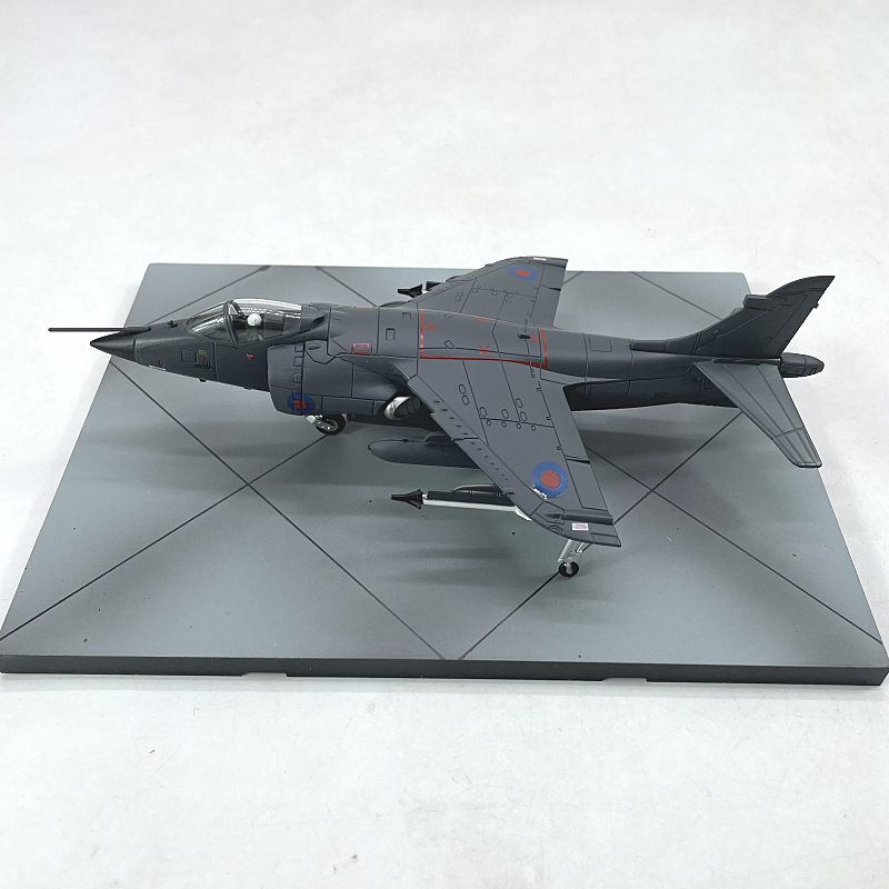 1:72英国垂直升降harrier jet鹞式战斗机仿真合金飞机模型成品