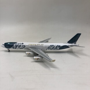 GeminiJets 1:400空客A340-300海湾航空 客机 飞机 模型