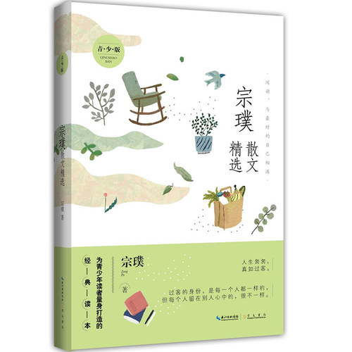 正版新书 宗璞散文精选（青少版）中小学课外阅读青少年文学读物语文课外书散文集励志成长读物名家散文随笔书籍 崇文书局