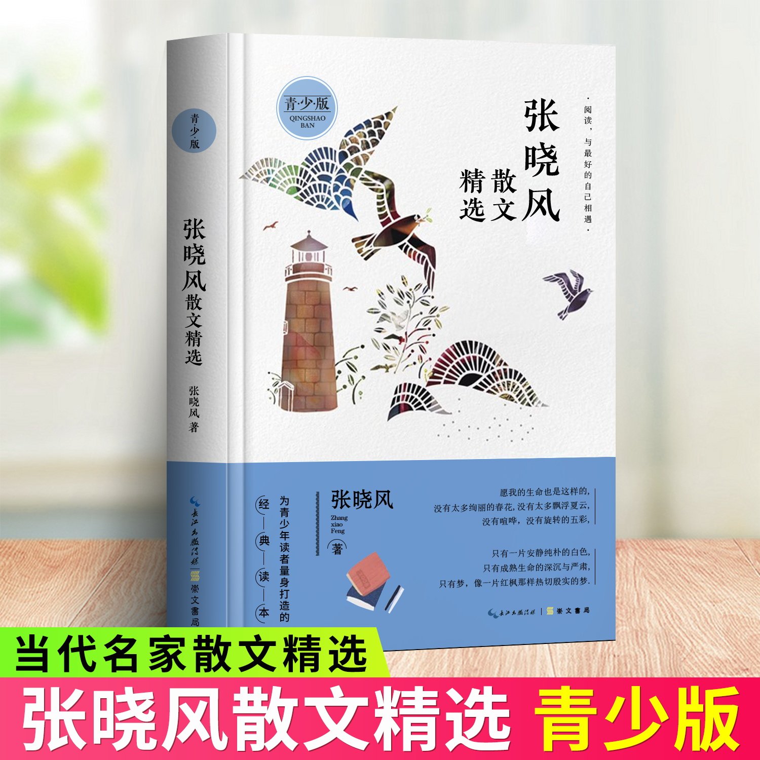 正版 张晓风散文精选 青少版 余光中 叶圣陶 宗璞 冯骥才张晓风 汪曾祺 琦君 林清玄朱自清 梁晓声 季羡林 丰子恺名家散文随笔