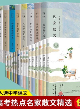 任选 名家散文精选书籍林清玄琦君史铁生散文精选迟子建冰心冯骥才宗璞余秋雨汪曾祺丁立梅季羡林毕淑敏作品集经典  文学散文随笔