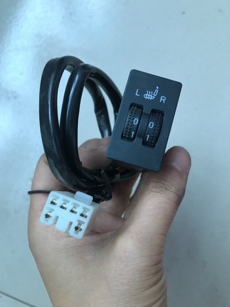 汽车座椅加热小号开关加线束包邮